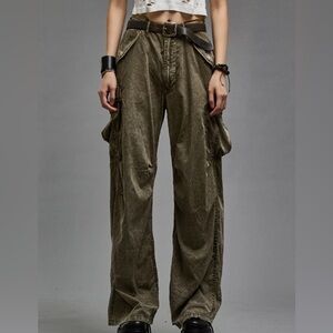 R13 Women's Olive Cargo Pants